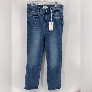 Good American Always Fits Good Legs Straight Jeans Size 6-12 NWT